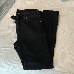 American eagle black airflex + jean pants